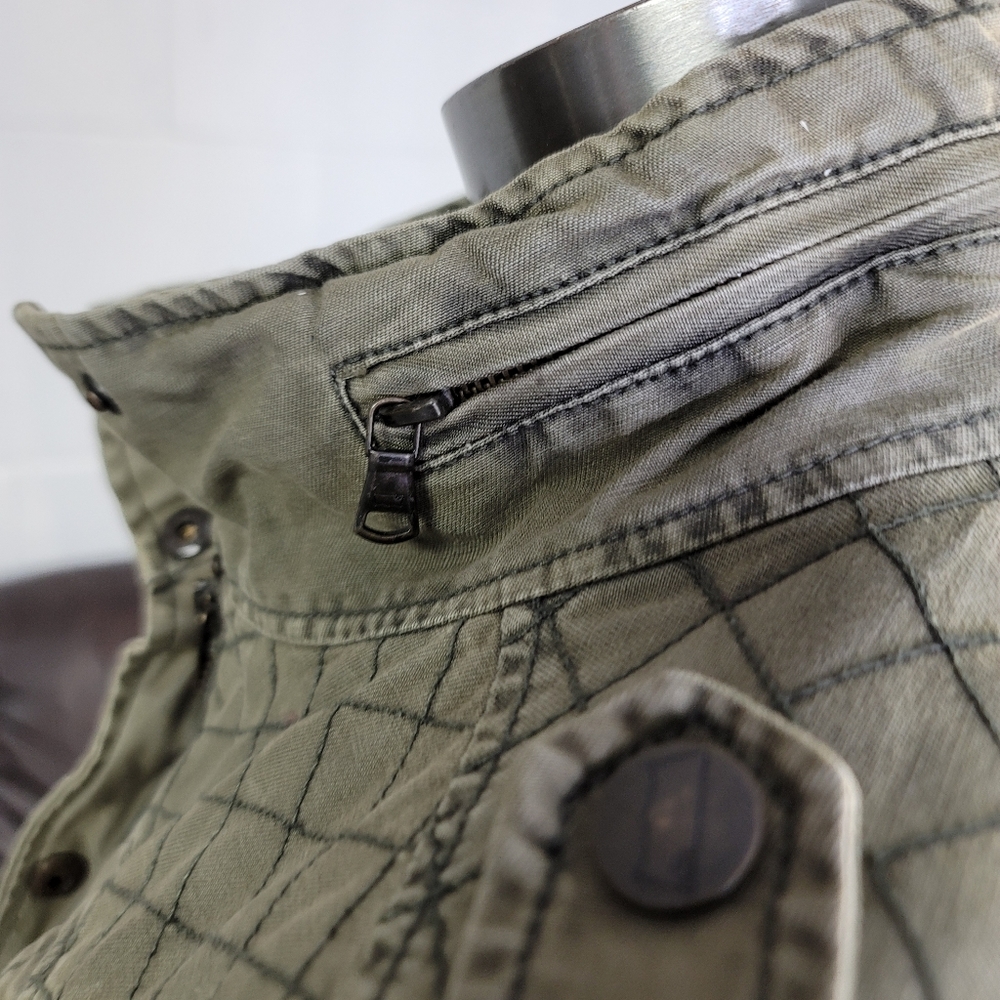 Levi's jacket size L Green military color - Picture 8 of 14